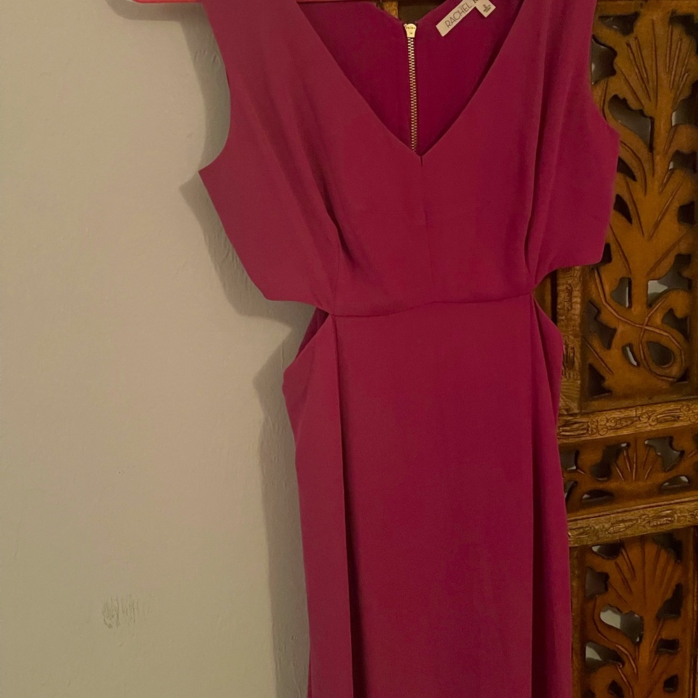 RACHEL Rachel Roy pink dress with side slits in great condition
